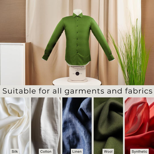 Automatic Hot Air Dryer & Iron – Clothes Dryer and Hands Free Wrinkle Remover for Shirts & Pants-Gentle on All Fabrics - Apartment & Dorm Room Essentials - Ideal than Any Iron and Steamer